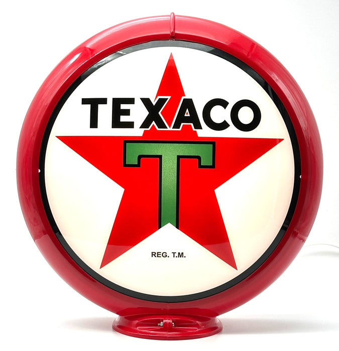 TEXACO STAR 13.5" GAS PUMP GLOBE - FREE SHIPPING!!