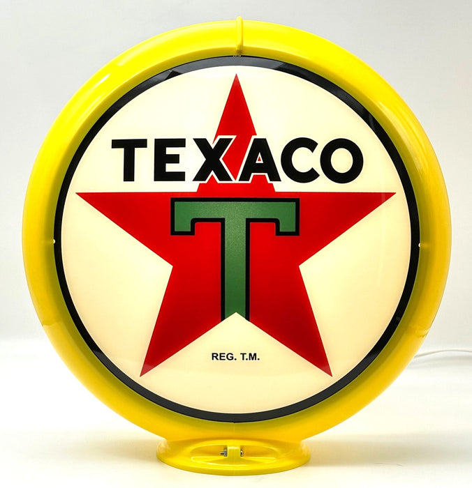 TEXACO STAR 13.5" GAS PUMP GLOBE - FREE SHIPPING!!