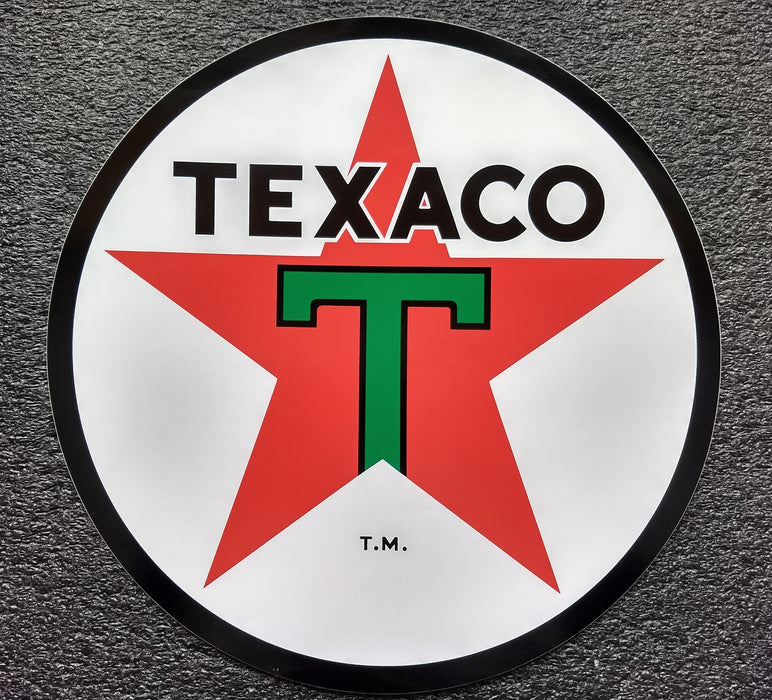 TEXACO STAR DECAL-12"