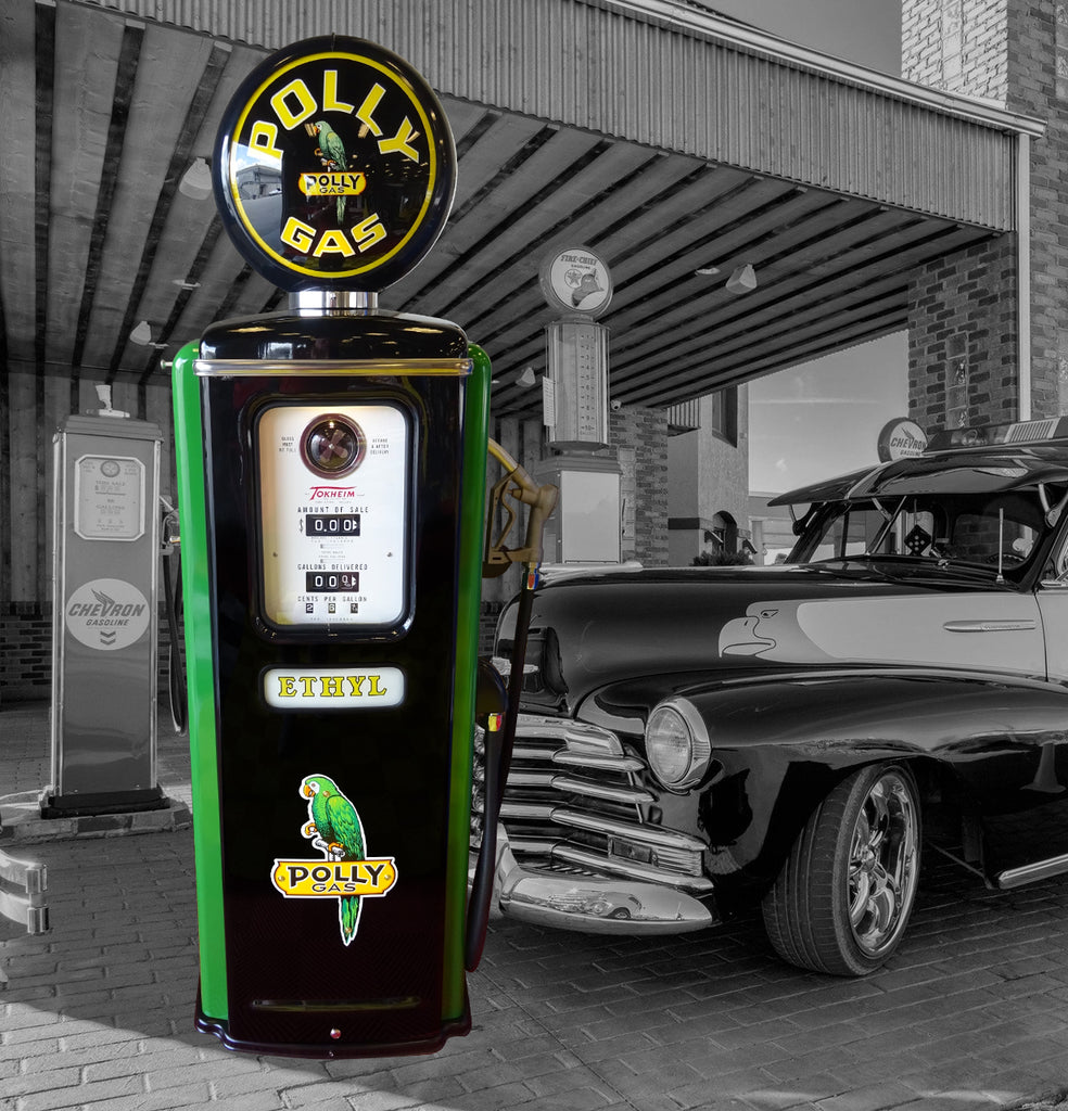 POLLY GAS Tokheim 39 Reproduction Gas Pump - Dual Sided! — PERGL