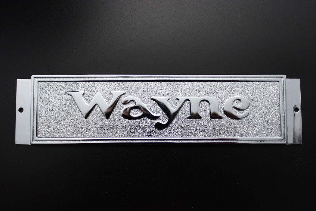 WAYNE 60 Name Plate