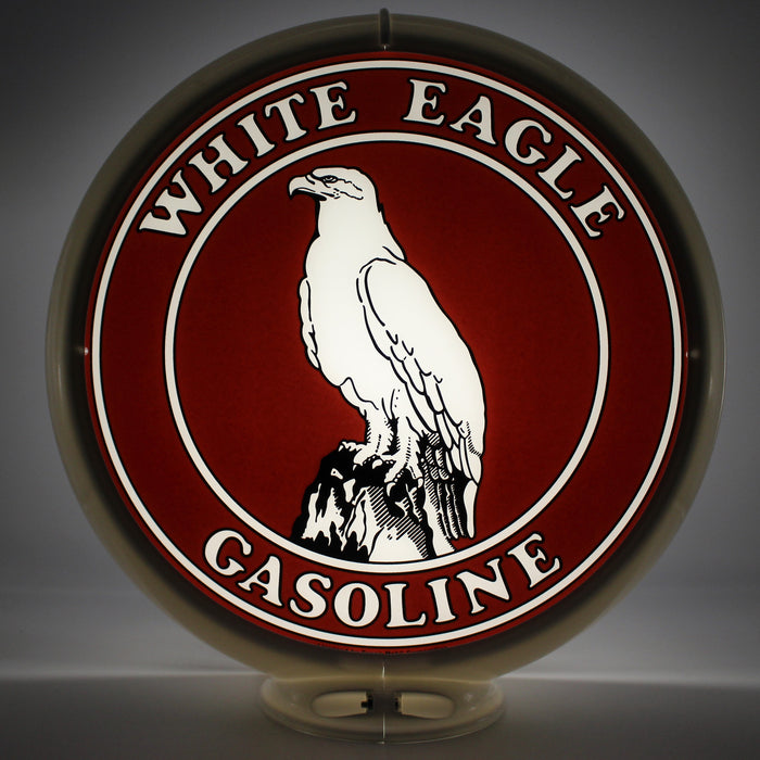 WHITE EAGLE GASOLINE 13.5" Ad Globe