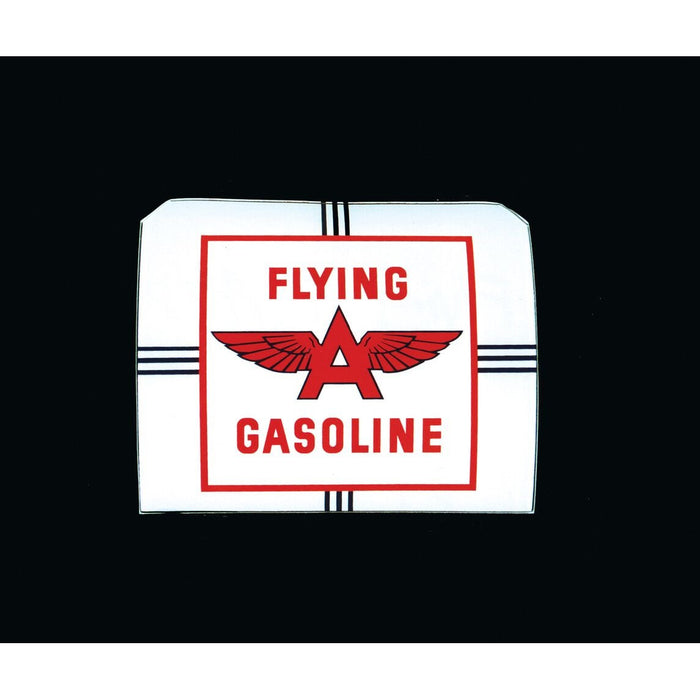 FLYING A GASOLINE Ad Glass Panel for A-38 National Pump