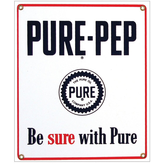 PURE-PEP Porcelain Sign