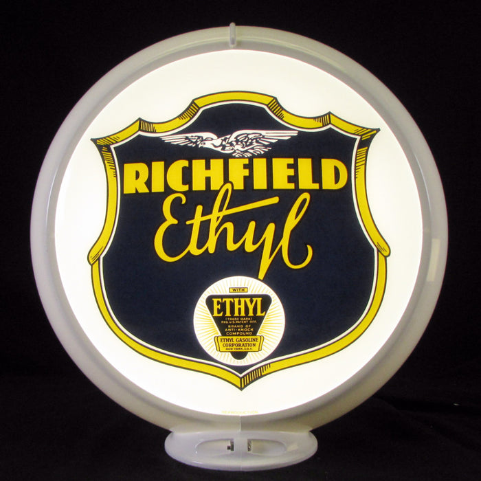 RICHFIELD ETHYL 13.5" Glass Face