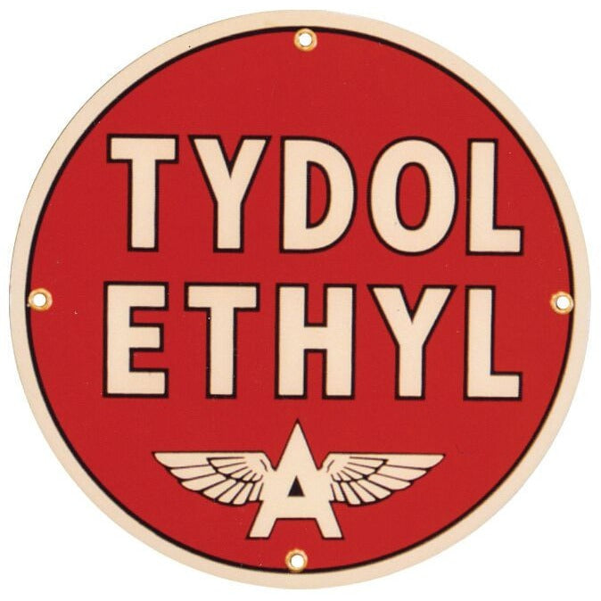 TYDOL ETHYL 12" Porcelain Sign