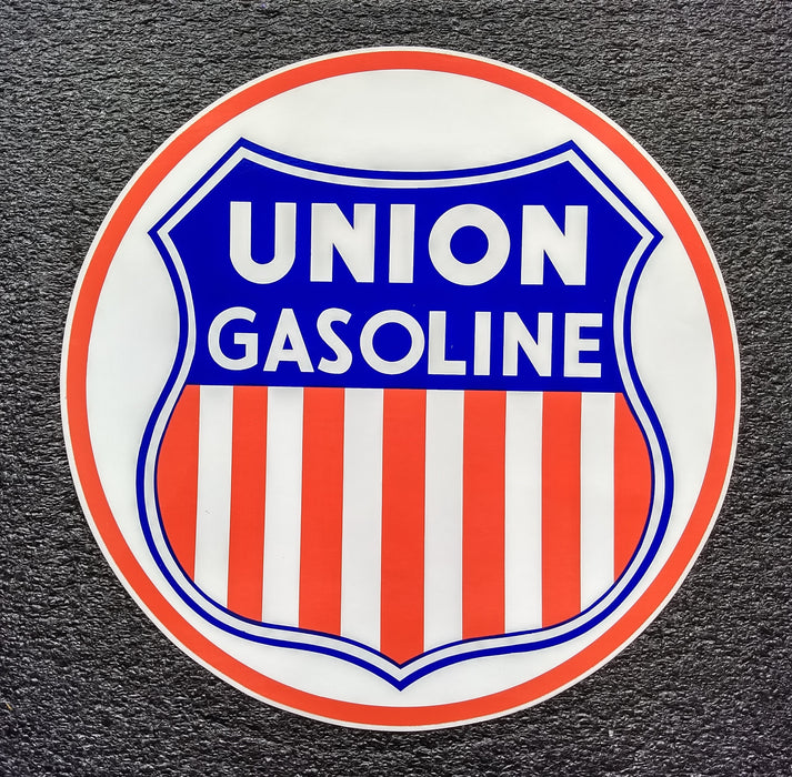 UNION GAS DECAL-12" WITH STRIPES